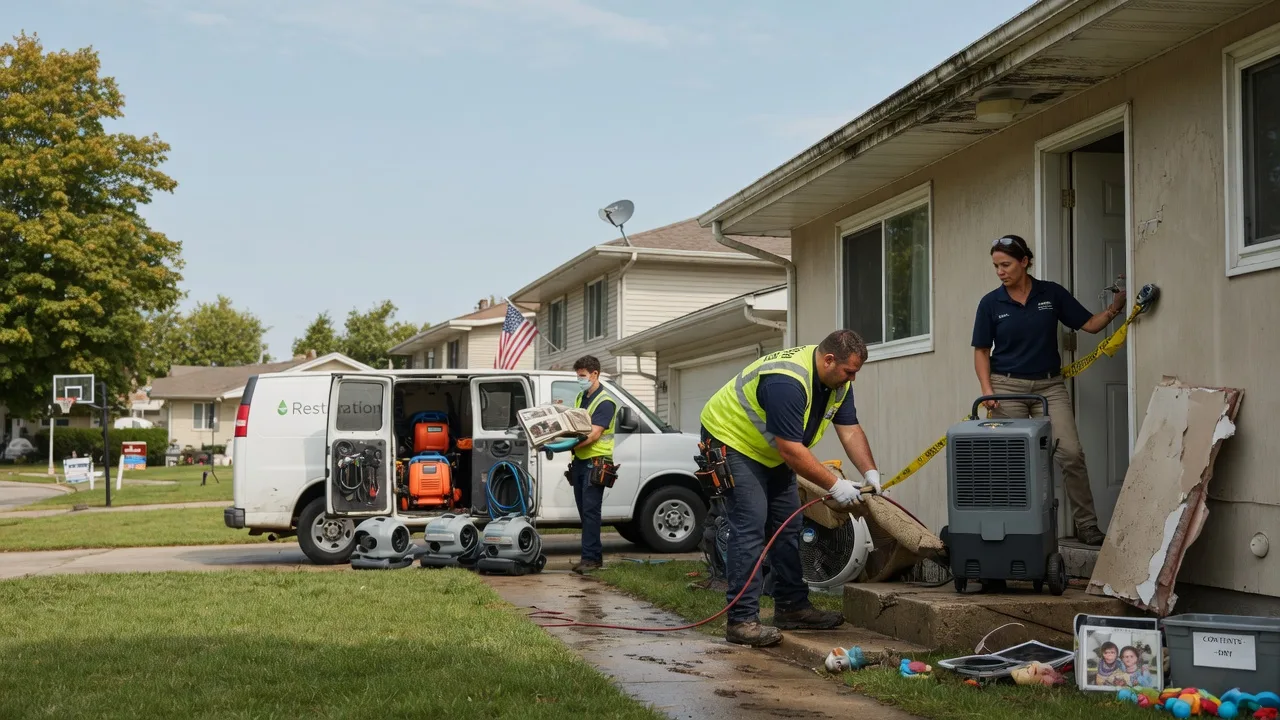 Water Damage Restoration in Galveston, IN near me
